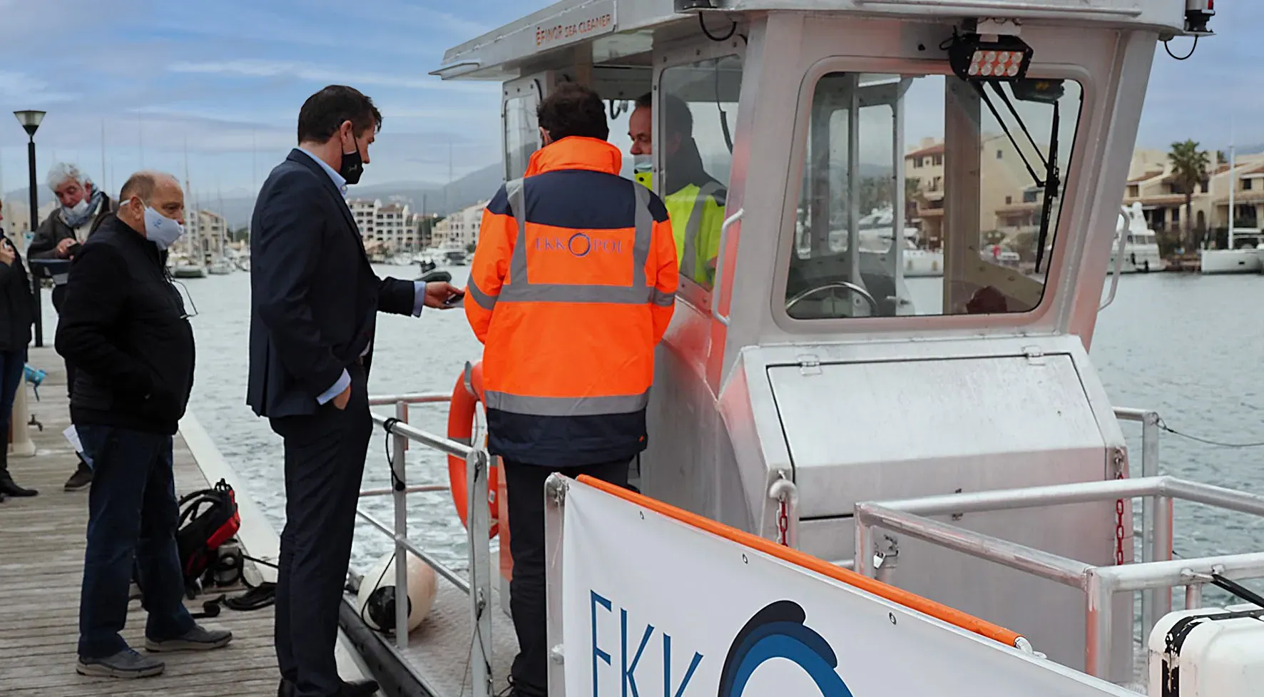 Gilbert UVERNET, délégué à l’Environnement et à la Façade Maritime de la Ville de Cogolin, répond aux questions de La Gazette du Var.