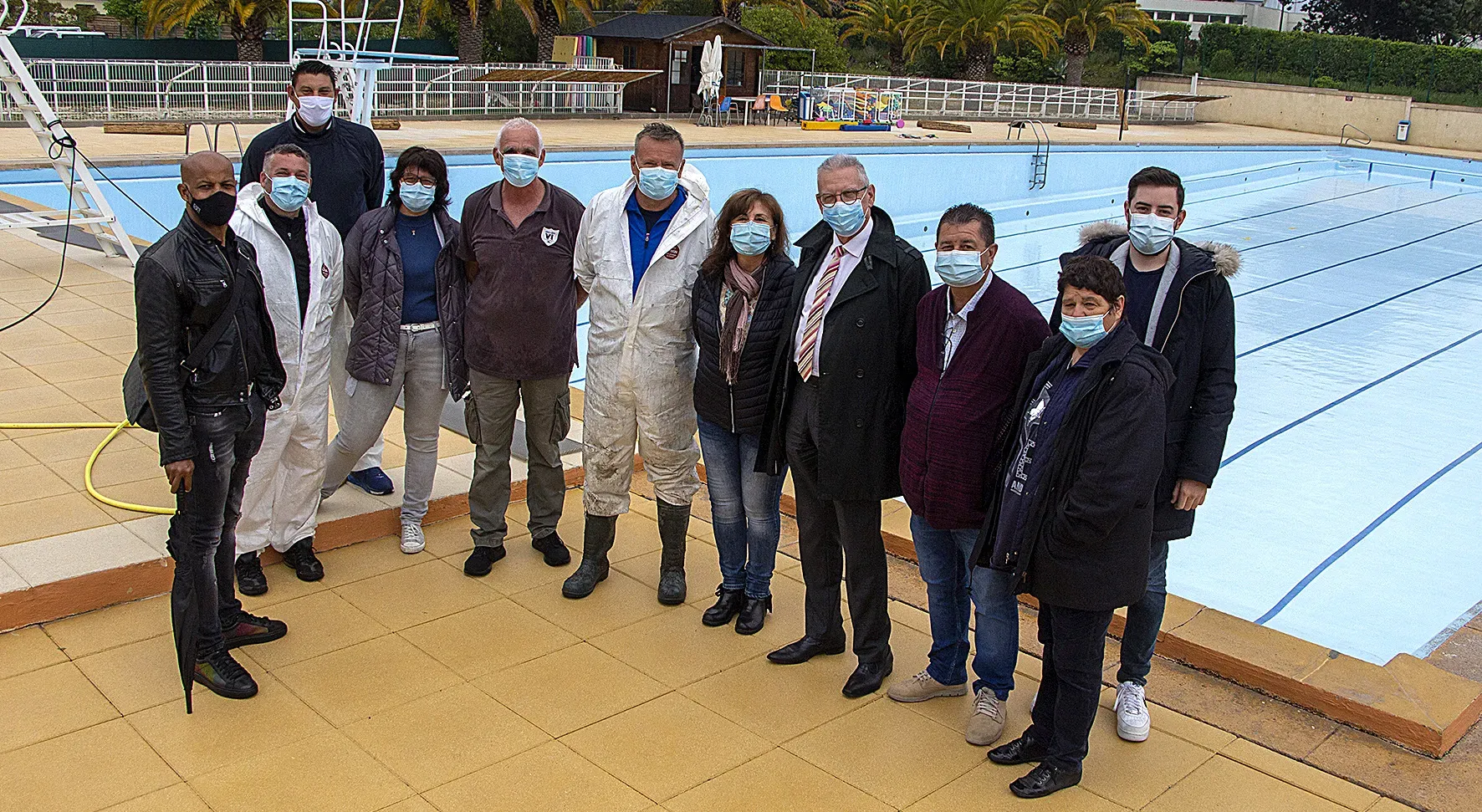 Lifting annuel pour la piscine municipale