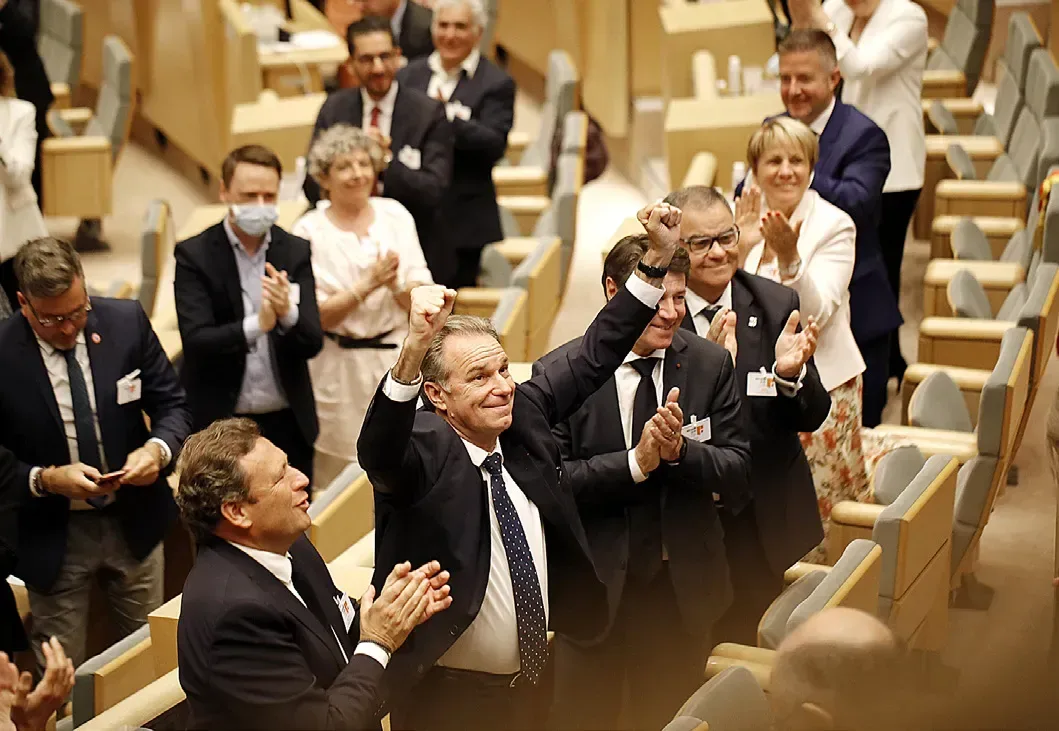 Renaud Muselier, réélu, François de Canson, 3ème vice-président