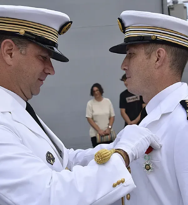 Xavier Baudouard, commandant du porte-hélicoptères amphibie Tonnerre