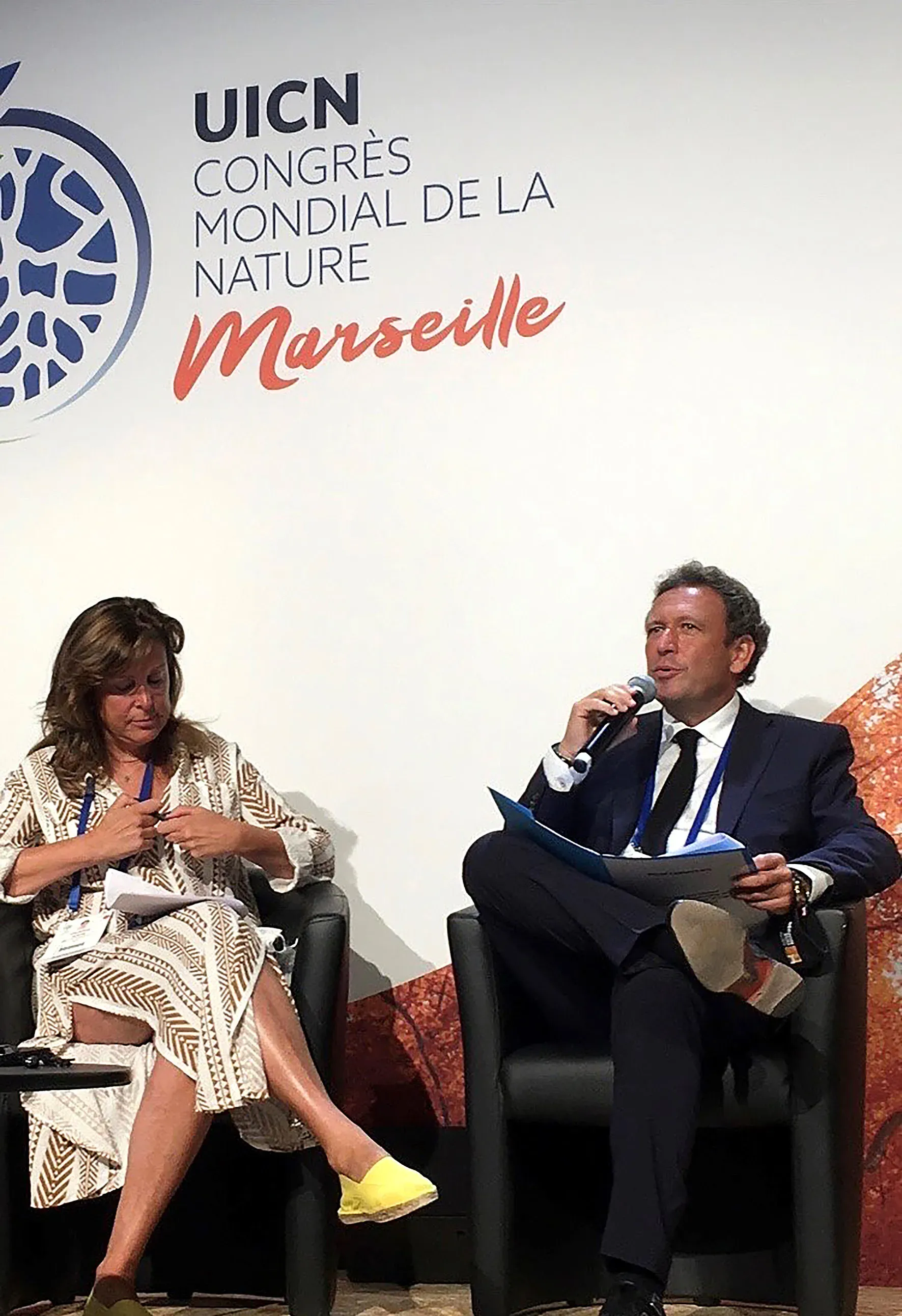 Rencontre avec François de Canson au Congrès Mondial de la Nature