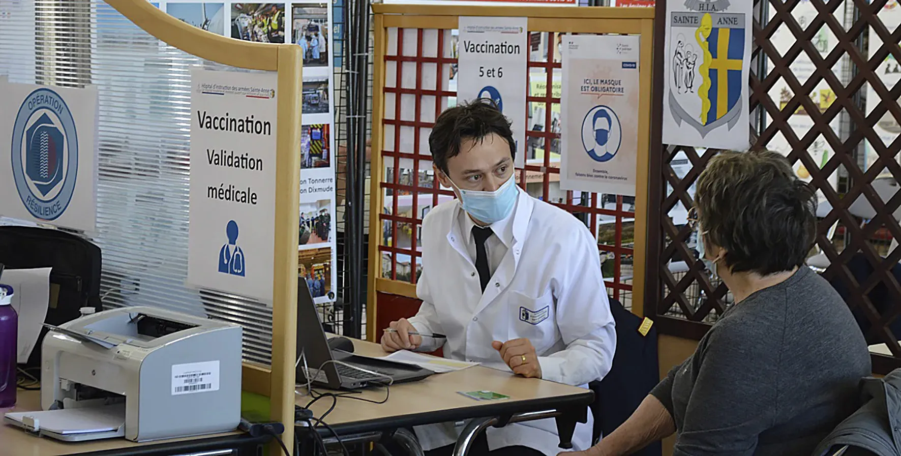 125 000 personnes vaccinées par le centre militaire de l'escale Ronarc'h