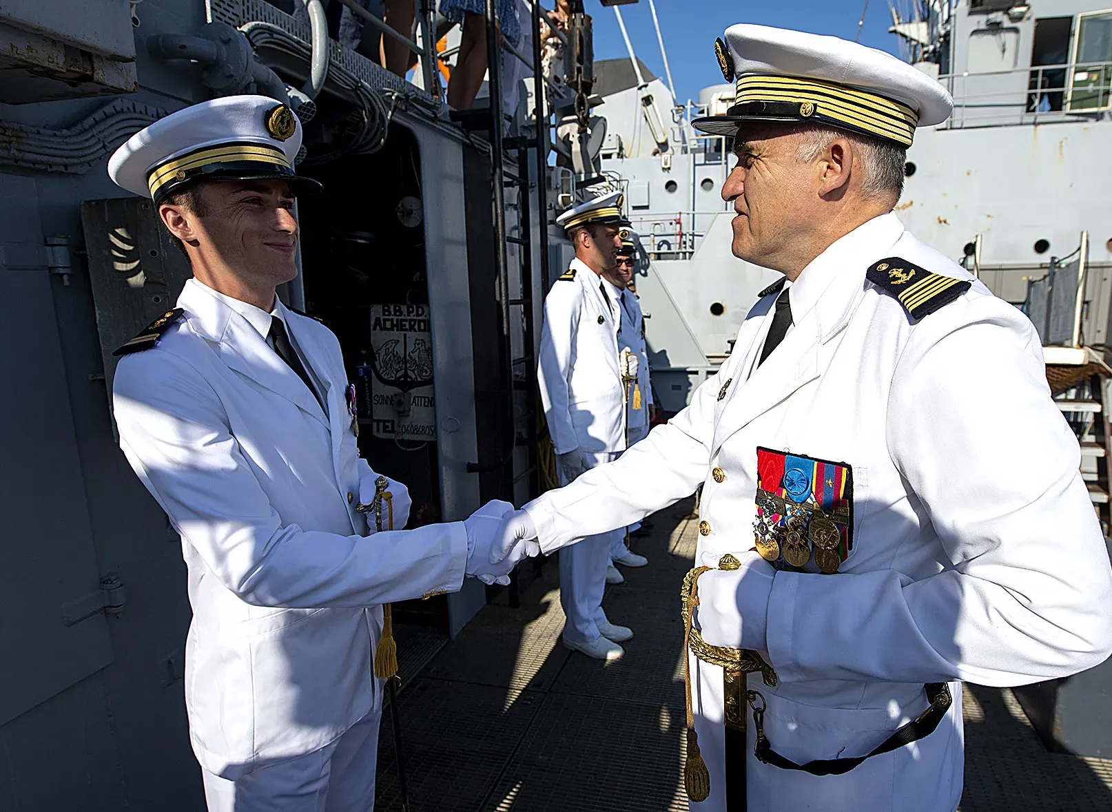 Augustin Chové, commandant du bâtiment base Achéron
