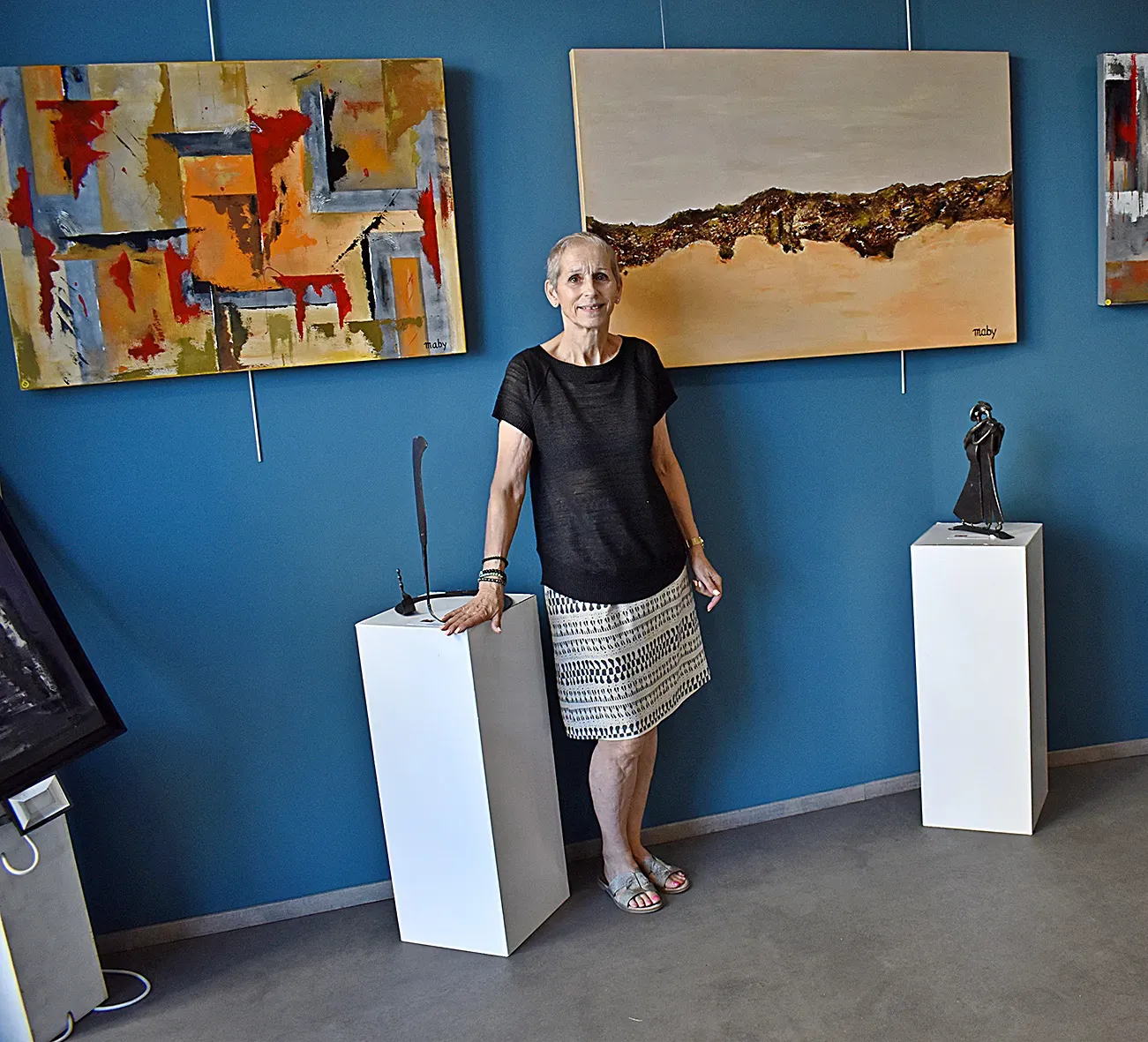 Brigitte Maby, la peinture des émotions