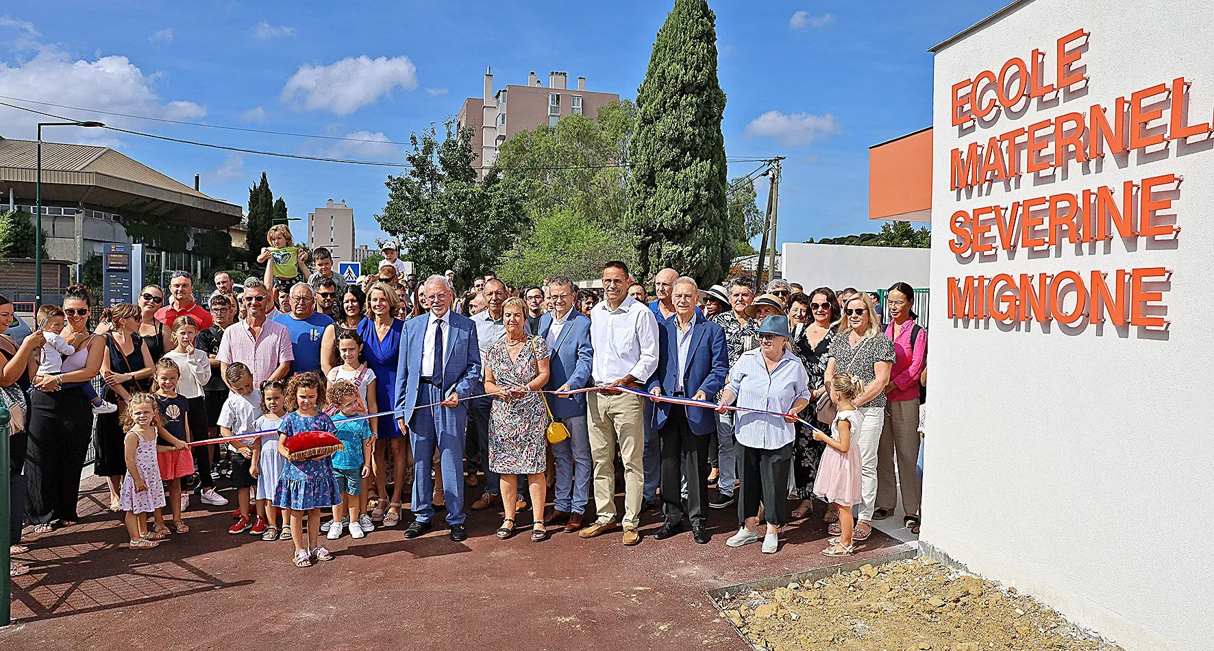 La Ville inaugure la nouvelle maternelle Séverine Mignoné