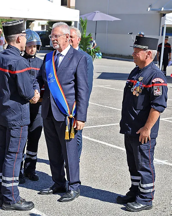 Antoine Baron, nouveau commandant du Centre d'Incendie et de Secours