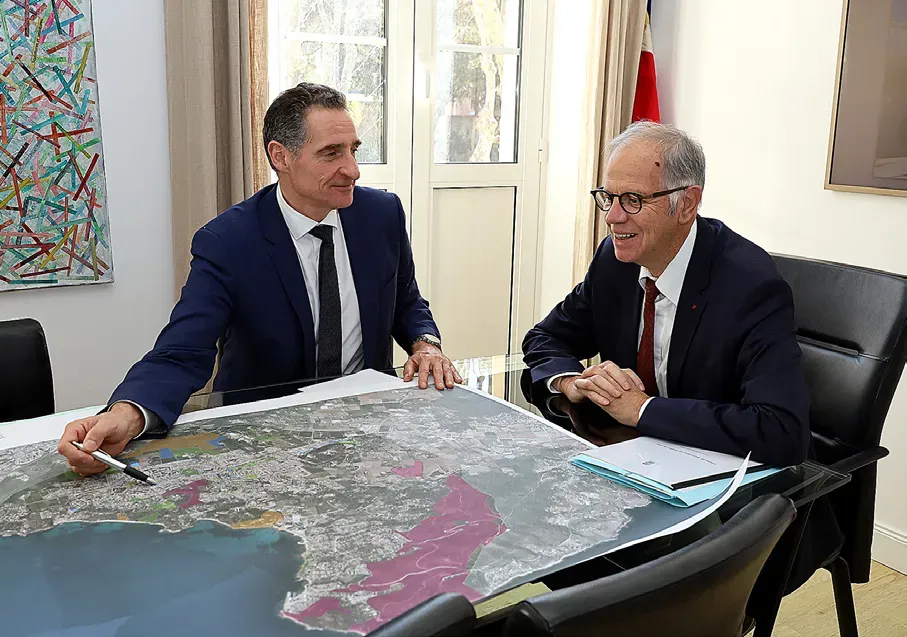 Tour d'horizon des dossiers municipaux avec le préfet du Var