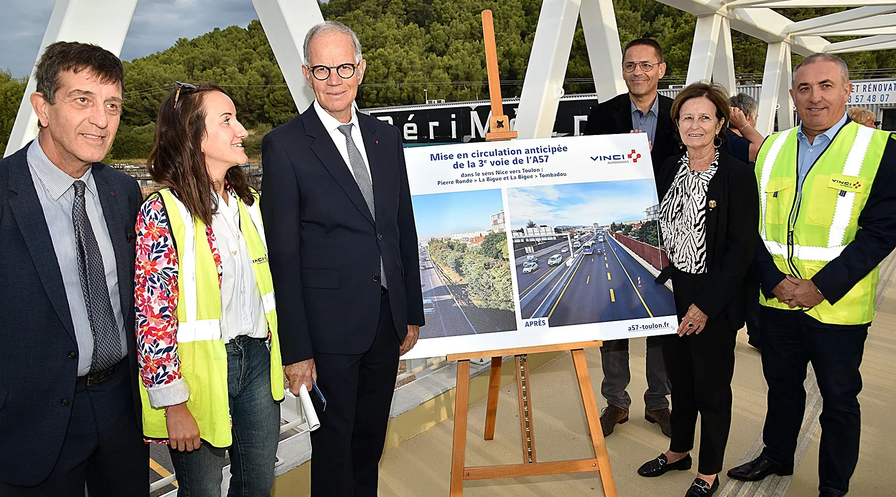Philippe Mahé : « La vitesse sur l'A57 restera à 70 km/h, même après la fin des travaux en 2025 »