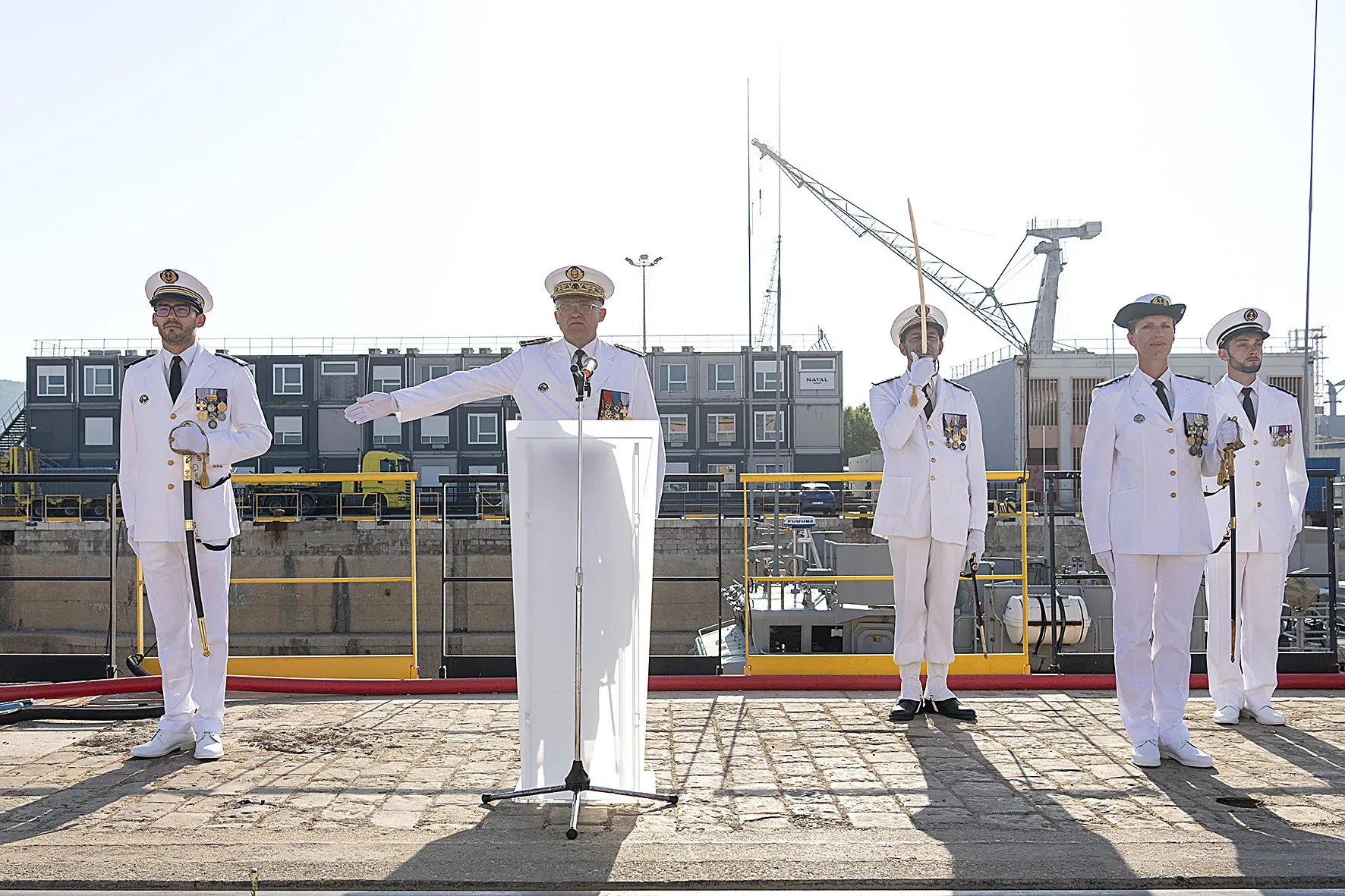 Damien Tocquer, patron du patrouilleur de haute-mer Commandant Bouan