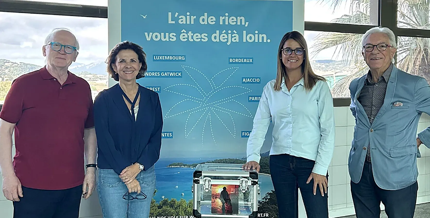 L’aéroport récolte 1 500€ au profit des sapeurs-pompiers du Var