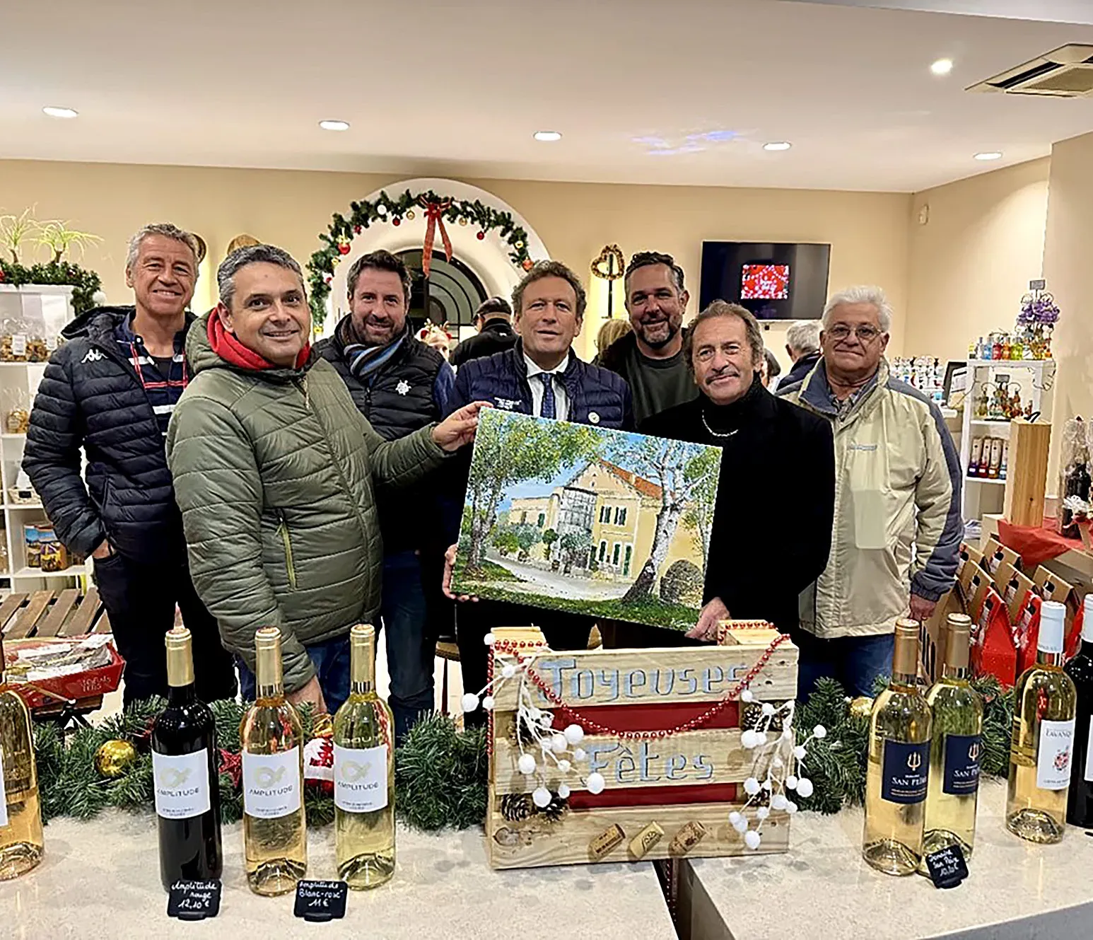 Le peintre Robert Semelle immortalise la Cave des Vignerons