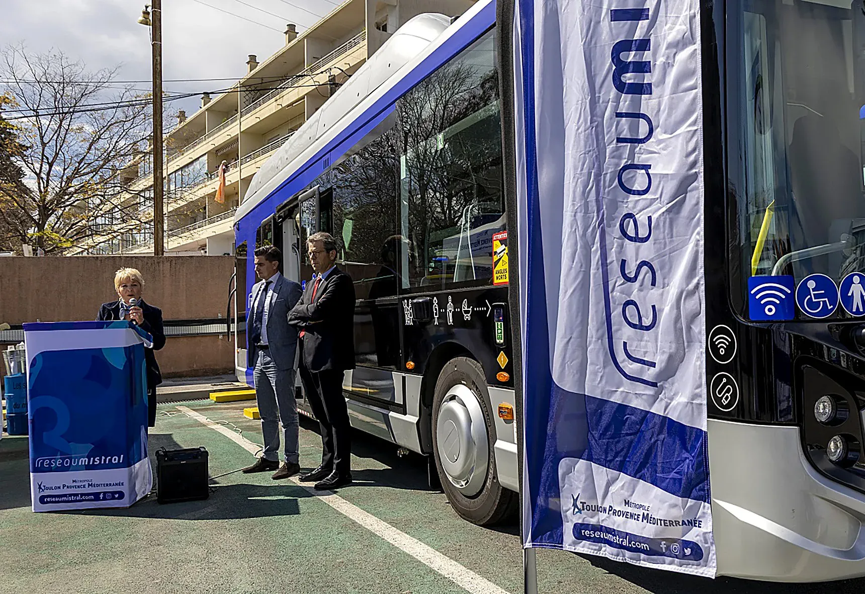 6 nouveaux bus électriques circulent sur le réseau Mistral