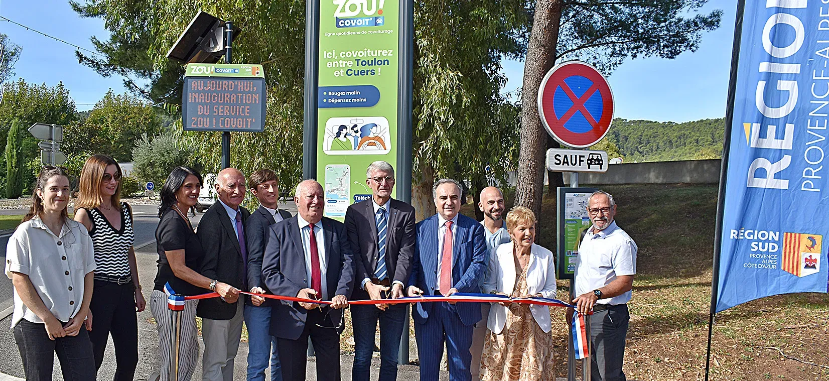 ZOU ! COVOIT’ relie 7 communes via 18 arrêts