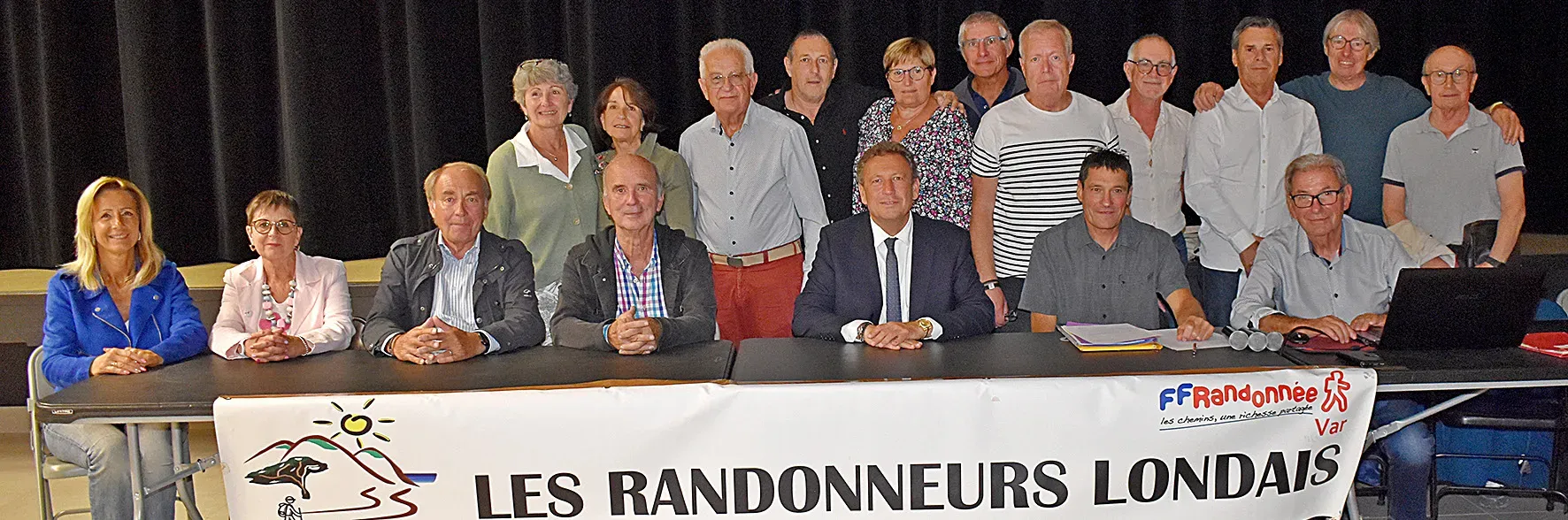 Jackie Leprêtre, président d'honneur des Randonneurs