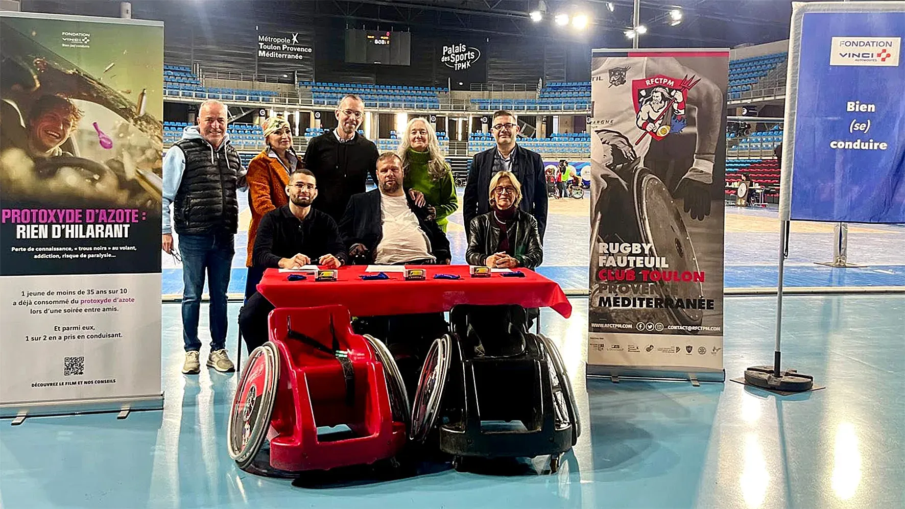 Un soutien bienvenu pour le Rugby Fauteuil Club Toulon Provence Méditerranée