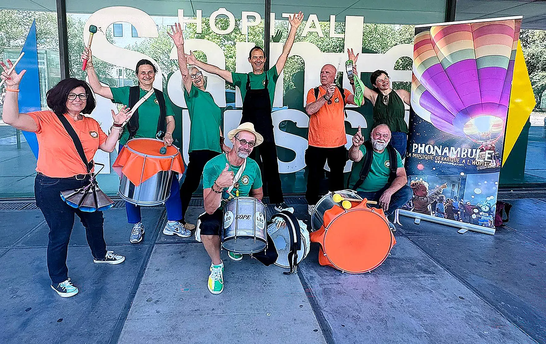 La musique de Phonambule fait danser patients et soignants