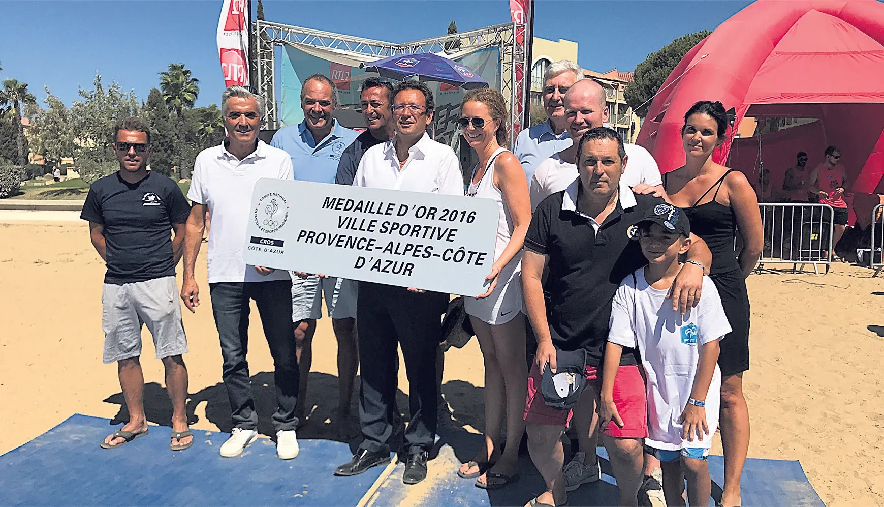 La Londe reçoit le label Ville Sportive 2017