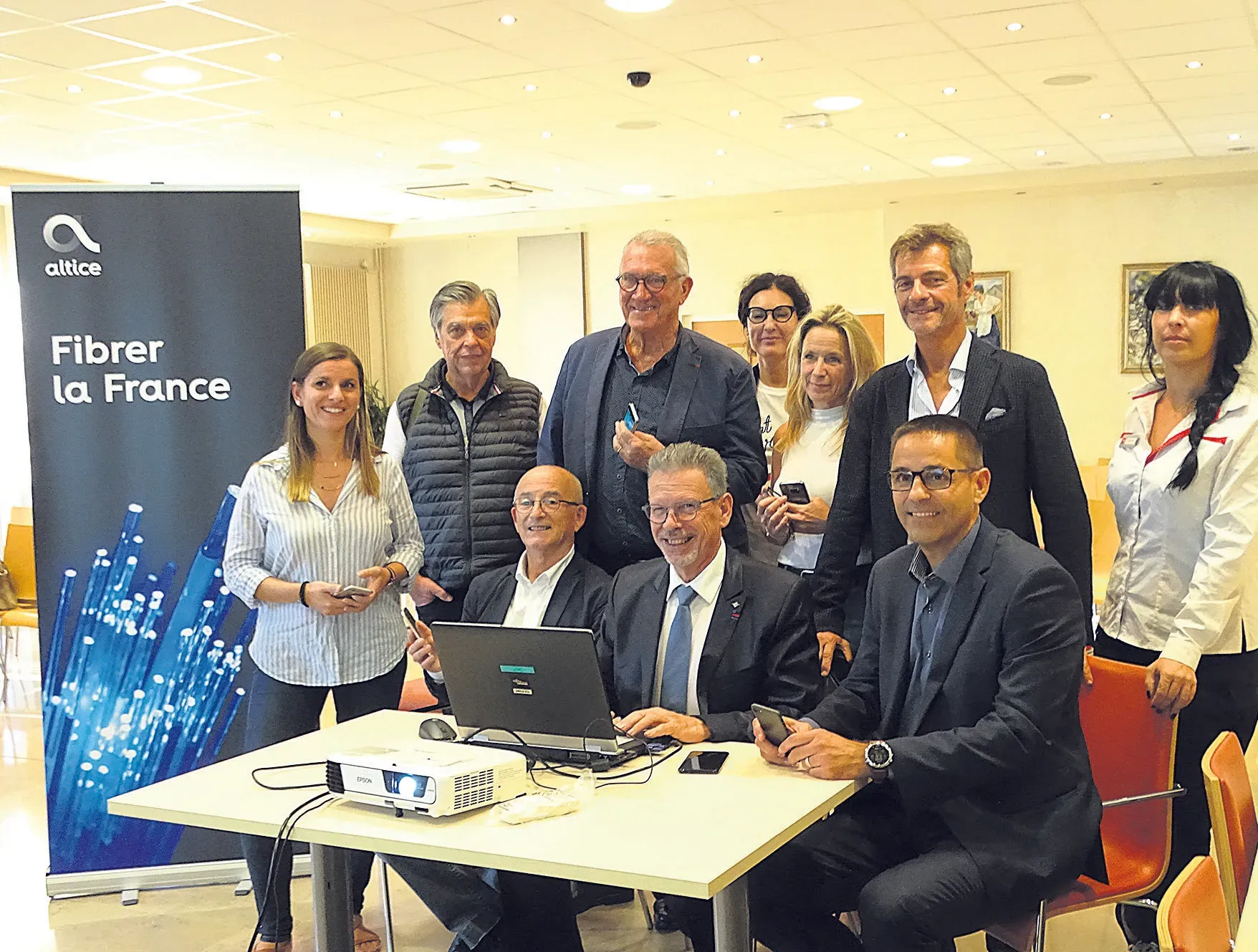 Arrivée de la fibre optique avec SFR