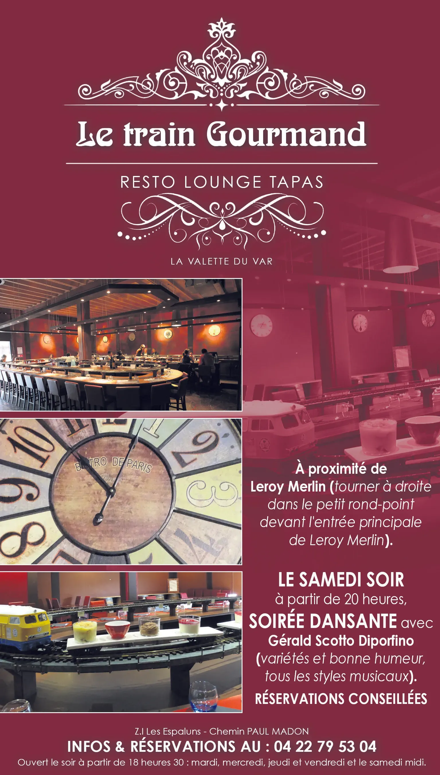 Le Train Gourmand, le spécialiste des tapas à petits prix !