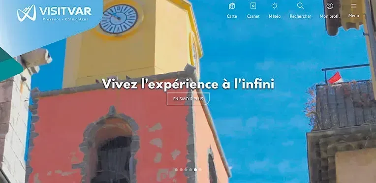 Le nouveau site internet du tourisme varois