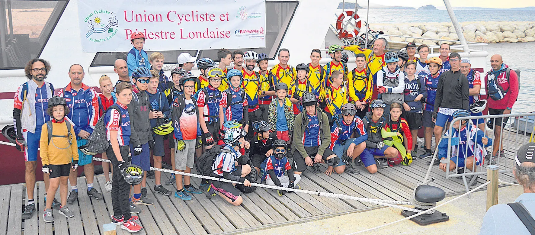 L’Union Cycliste et Pédestre Londaise en balade à Porquerolles