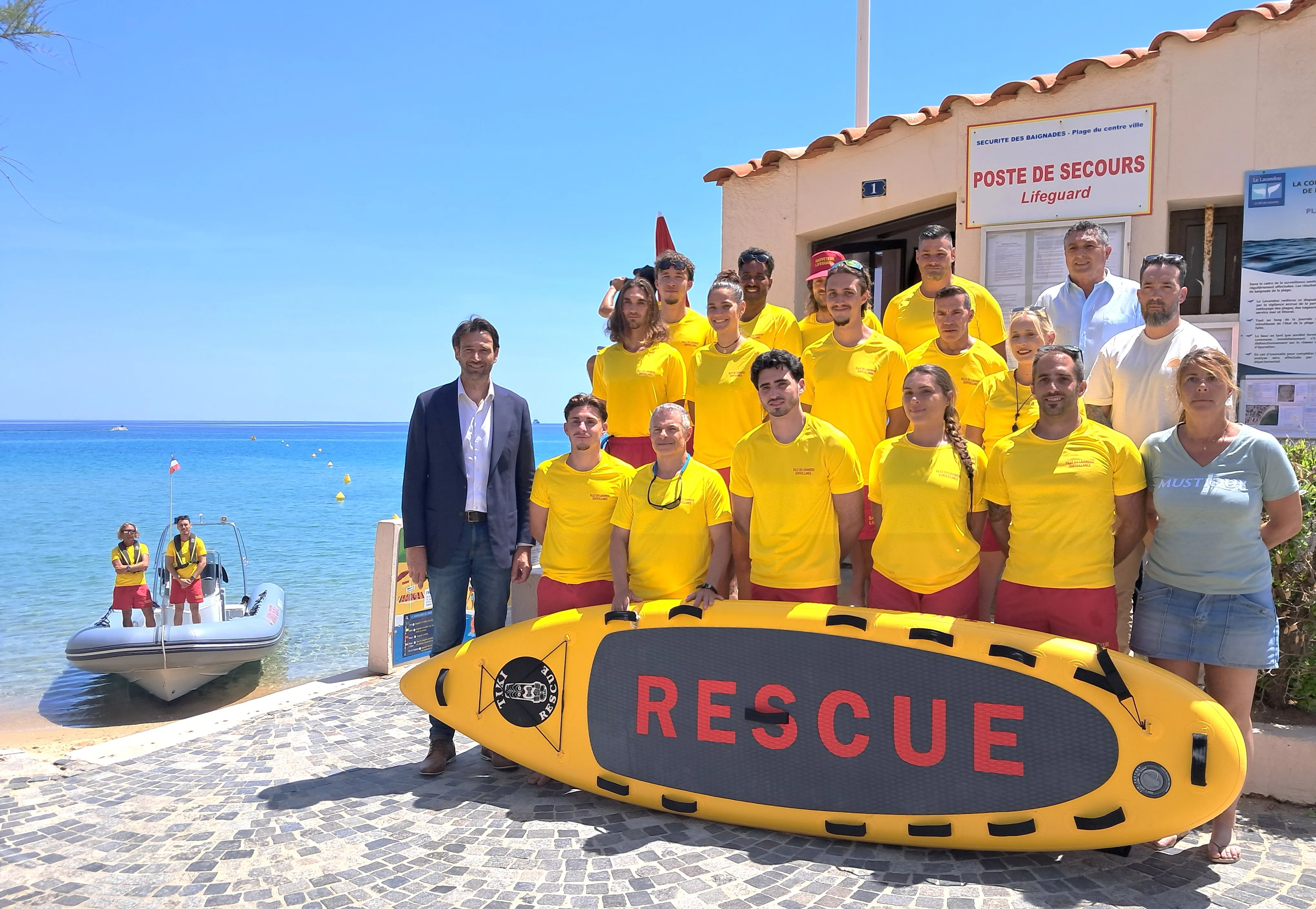 Le Lavandou : 20 sauveteurs et 7 CRS pour surveiller les plages