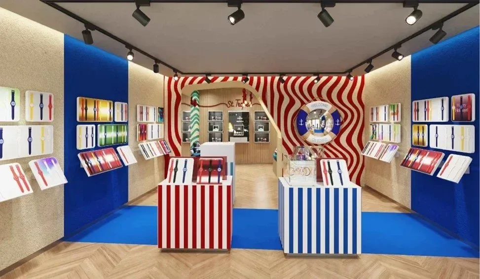 SAINT-TROPEZ : Horlogerie - Swatch ouvre un pop-up store aux couleurs de la Riviera